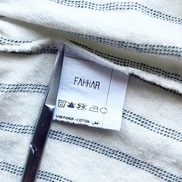 Fahhar Striped Midi Dress - Picture 10 of 11